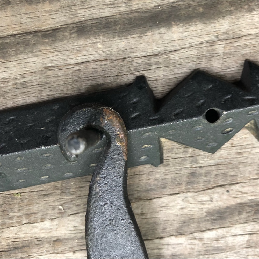 Cast Iron Cottagecore Black Iron Metal Spoons Fork Wall Decor Vintage - Picture 4 of 10